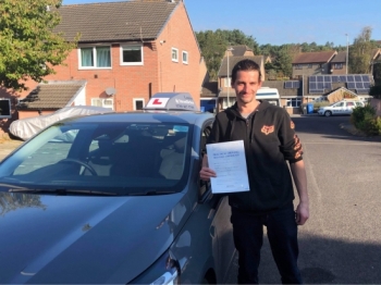 Congratulations Richard on passing your driving test at Poole DTC today. <br />
<br />
Fantastic drive!!  Keep safe and enjoy the freedom! 👋 🎊🎉<br />
<br />
Passed Thursday 14th October 2021.