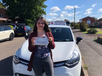 Louise did an excellent job at teaching me to drive! I am pleased to say I am much more confident on the road now than when she first took me out on my 17th birthday. <br />
<br />
Our lessons were both enjoyable and helpful. She has done a great job and encouraging me to have confidence in my driving and was able to adapt to my changing schedule. Learning to drive was a great experience for me!<br />
<br />
Passed F