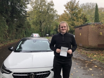 Passed 1st attempt with ZERO driving faults. <br />
<br />
“Louise” is a brilliant teacher and definitely helped with the last large push before test she has been an amazing instructor and helping hand.<br />
<br />
Passed Wednesday 16th November 2022.