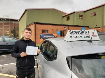 Congratulations to 'Jack Huxham' who passed his driving test at Trowbridge DTC, we are ALL delighted for you.<br />
<br />
Congratulations from your instructor 'Roger' and ALL of us at StreetDrive (School of Motoring), may we wish you many years of safe driving - Passed Monday 12th August 2019.