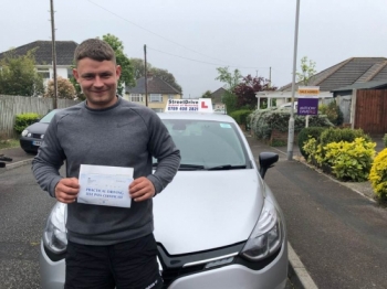 Beep, beep, delighted for 'Connor Hambridge” who passed his driving test today at 'Poole DTC', “1st attempt” just “3” driving faults, fantastic news, very well done.<br />
<br />
Congratulations from your instructor 'Shaun' and ALL of us at StreetDrive (School of Motoring), may we wish you many years of safe driving - Passed Friday 17th May 2019.