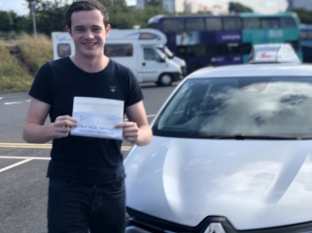 Congratulations James, 1st attempt, 0 faults, very well done 👋 🎊🎉<br />
<br />
It’s been an absolute pleasure teaching you, take care mate.<br />
<br />
Passed Friday 1st October 2021.