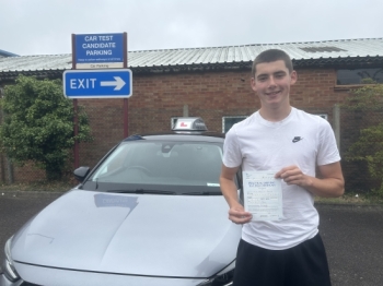 Passed “first time” with only two driving faults.<br />
<br />
Had “Shaun” for my driving lessons, good friendly instructor.