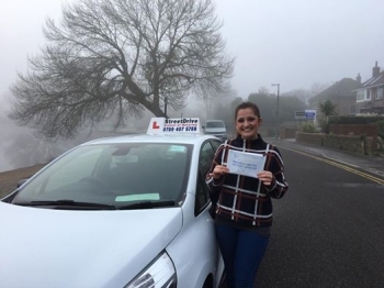 Thank you to my driving instructor Louise for being so patient and kind throughout my learning experience <br />
<br />

<br />
<br />
Louise was able to teach me techniques that helped me remember my manoeuvres that I even had to show my partner who has been driving for 10 years <br />
<br />

<br />
<br />
Before I got into contact with Louise I always thought there was no way Iacute;d ever be able to pass my test but every time I lef