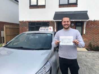 Delighted for “Luke Price” who passed his driving test “1st” attempt at Poole DTC, very well done mate.<br />
<br />
Congratulations from your instructor “Shaun” and ALL of us at StreetDrive (SoM), drive carefully, keep safe 🚘 - Passed Thursday November 2019.