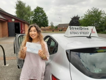 Congratulations to 'Selina Rana' who passed her driving test today at Trowbridge DTC, “1st time” pass with just the “TWO” driving faults, we are ALL delighted for you.<br />
<br />
Congratulations from your instructor 'Roger' and ALL of us at StreetDrive (School of Motoring), may we wish you many years of safe driving - Passed Monday 22nd July 2019.