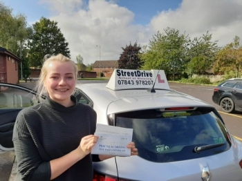 Roger from StreetDrive was honestly the best driving instructor I could have! After having the not best start to driving he put me at ease and kept me calm. <br />
<br />
He is honestly an asset to your company and I couldn’t thank him enough, would very highly recommend - Passed Thursday 3rd October 2019